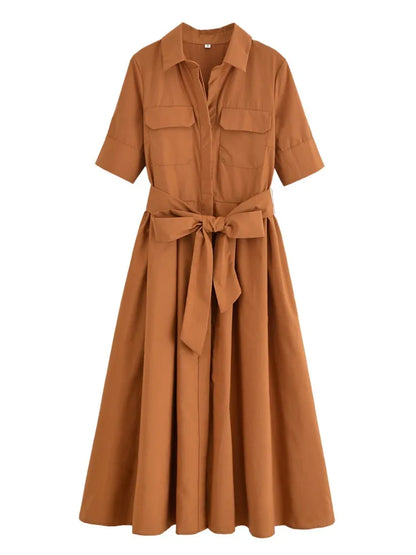 Vestido camisero
