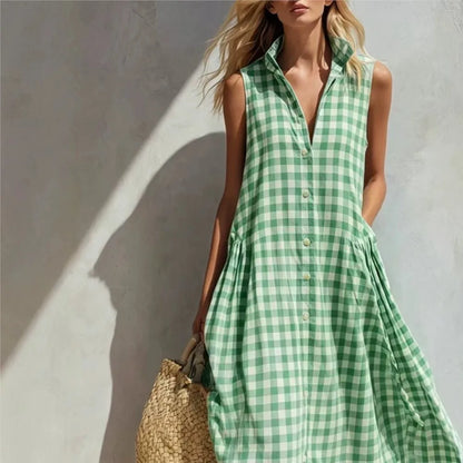 Vestido largo holgado para mujer