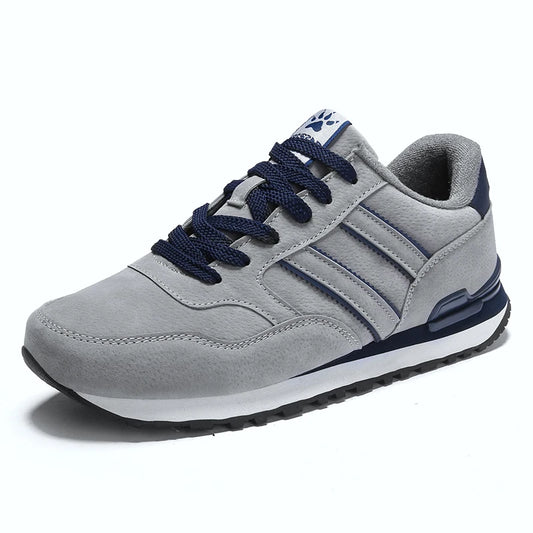 Zapatillas casuales de piel para hombre