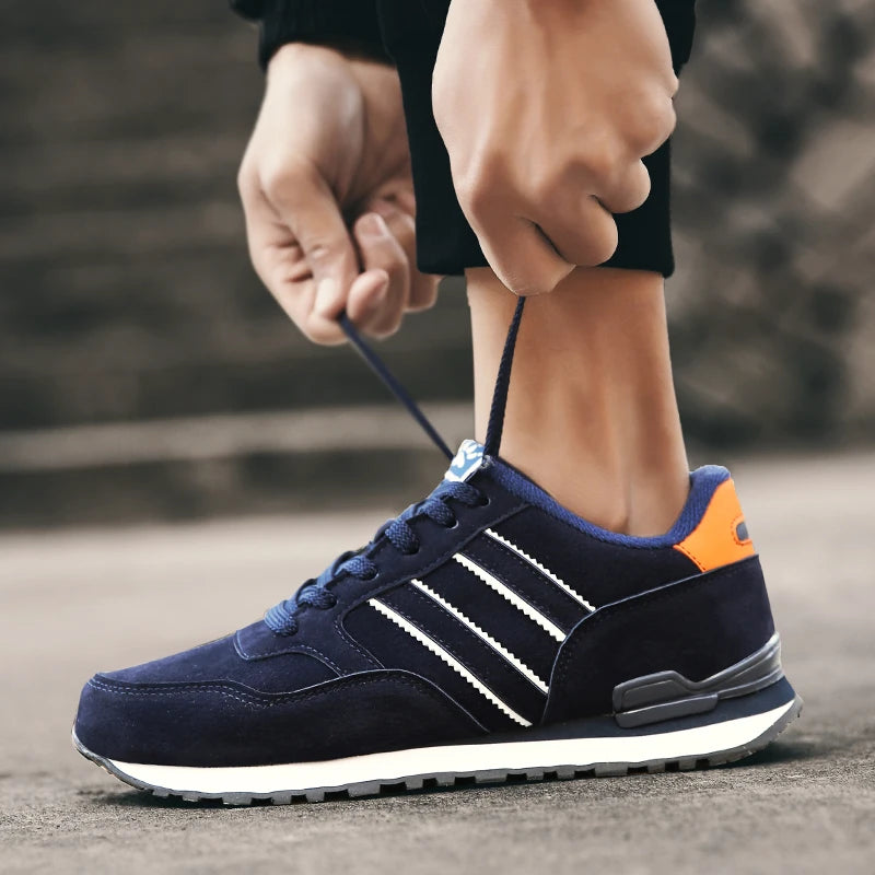 Zapatillas casuales de piel para hombre