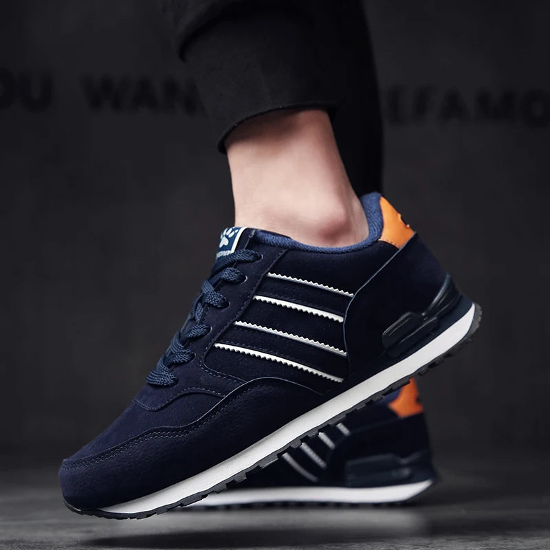 Zapatillas casuales de piel para hombre