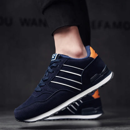 Zapatillas casuales de piel para hombre