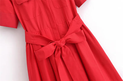 Vestido camisero