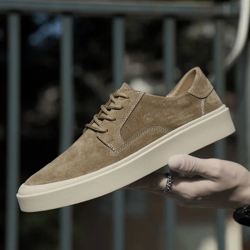 Zapatos casuales y formales de piel genuina para hombre